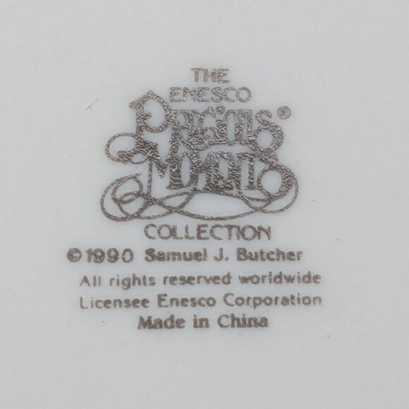 Vintage 1990 Precious Moments 4" Plate: This Day Has Been Made in Heaven - Picture 5 of 8